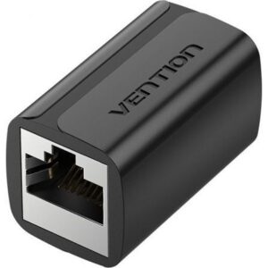 Adaptador Conector Vention RJ45 IPWB0 Cat7 FTP/ RJ45 Hembra - RJ45 Hembra/ Negro - Imagen 1