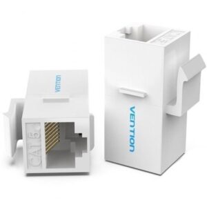 Adaptador Conector RJ45 VDD-B07-W Cat5 UTP/ RJ45 Hembra - RJ45 Hembra/ Blanco - Imagen 1