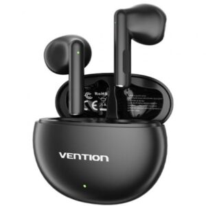 Auriculares Bluetooth Vention ELF 06 NBKB0 con estuche de carga/ Autonomía 6h/ Negros - Imagen 1