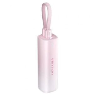 Powerbank 5000mAh Vention FHWR0/ 20W/ Wireless/ Rosa - Imagen 1
