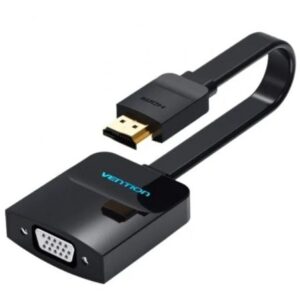 Cable Conversor Vention 74345/ HDMI Macho/ VGA Hembra/ 15cm/ Negro - Imagen 1