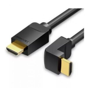 Cable HDMI 2.0 4K Acodado 90º Vention AARBH/ HDMI Macho - HDMI Macho/ 2m/ Negro - Imagen 1