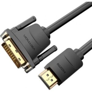 Cable Conversor Vention ABFBF/ DVI Macho - HDMI Macho/ 1m/ Negro - Imagen 1