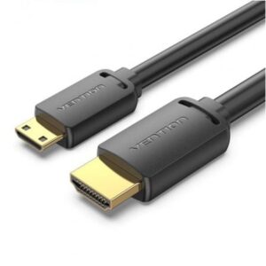 Cable HDMI 4K Vention AGHBF/ HDMI Macho - Mini HDMI Macho/ 1m/ Negro - Imagen 1