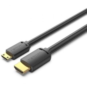 Cable HDMI 4K Vention AGHBG/ HDMI Macho - Mini HDMI Macho/ 1.5m/ Negro - Imagen 1
