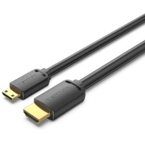 Cable HDMI 4K Vention AGHBG/ HDMI Macho - Mini HDMI Macho/ 3m/ Negro - Imagen 1