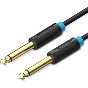 Cable Mono Vention BAABG/ Jack 6.5 Macho - Jack 6.5 Macho/ 1.5m/ Negro - Imagen 1