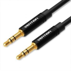 Cable Estéreo Vention BAKBF/ Jack 3.5 Macho - Jack 3.5 Macho/ 1m/ Negro - Imagen 1