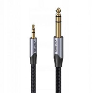 Cable Estéreo Vention BAUHF/ Jack 3.5 Macho - Jack 6.3 Macho/ 1m/ Gris - Imagen 1