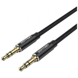Cable Estéreo Vention BAWBH/ Jack 3.5 Macho - Jack 3.5 Macho/ 2m/ Negro - Imagen 1