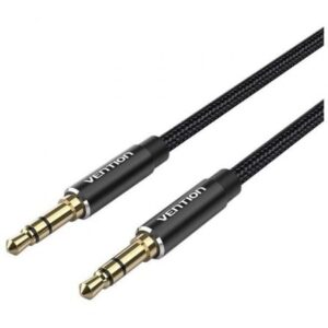 Cable Estéreo Vention BAWBJ/ Jack 3.5 Macho - Jack 3.5 Macho/ 5m/ Negro - Imagen 1