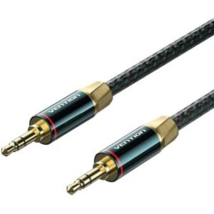 Cable Audio Vention BAYGL/ Jack 3.5 Macho - Jack 3.5 Macho/ 10m/ Verde y Negro - Imagen 1