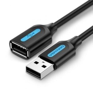 Cable Alargador USB 2.0 Vention CBIBD/ USB Macho - USB Hembra/ 50cm/ Negro - Imagen 1