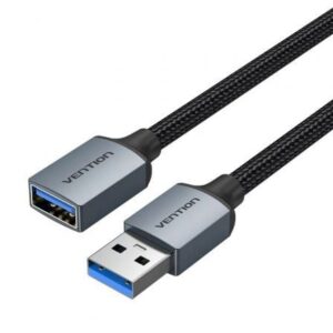 Cable Alargador USB 3.0 Vention CBLHF/ USB Macho - USB Hembra/ 5Gbps/ 1m/ Gris - Imagen 1