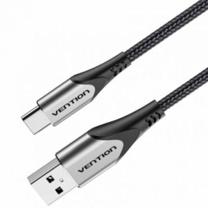Cable USB 2.0 Tipo-C Vention CODHH/ USB Macho - USB Tipo-C Macho/ Hasta 60W/ 480Mbps/ 2m/ Gris - Imagen 1