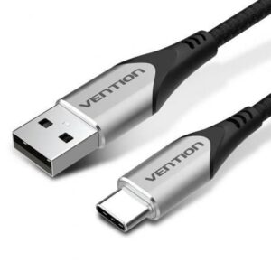 Cable USB 2.0 Tipo-C Vention CODHI/ USB Tipo-C Macho - USB Macho/ Hasta 60W/ 480Mbps/ 3m/ Gris - Imagen 1