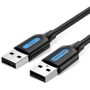Cable USB 2.0 Vention COJBG/ USB Macho - USB Macho/ 480Mbps/ 1.5m/ Negro - Imagen 1
