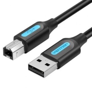Cable USB 2.0 Impresora Vention COQBL/ USB Tipo-B Macho - USB Macho/ 480Mbps/ 10m/ Negro - Imagen 1