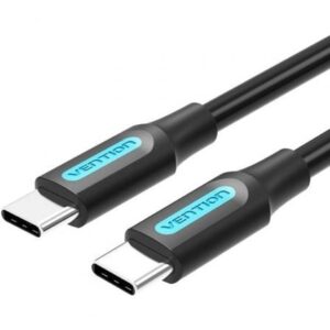 Cable USB 2.0 Tipo-C Vention COSBD/ USB Tipo-C Macho - USB Tipo-C Macho/ Hasta 60W/ 480Mbps/ 50cm/ Negro - Imagen 1