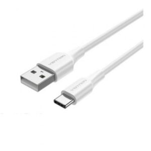 Cable USB 2.0 Vention CTHWI/ USB Tipo-C Macho - USB Macho/ Hasta 60W/ 480Mbps/ 3m/ Blanco - Imagen 1