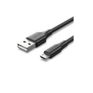 Cable USB 2.0 Vention CTIBH/ USB Macho - MicroUSB Macho/ Hasta 60W/ 480Mbps/ 2m/ Negro - Imagen 1