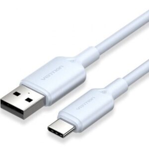 Cable USB 2.0 Tipo-C Vention CTQLF/ USB Tipo-C Macho - USB Macho/ Hasta 60W/ 480Mbps/ 1m/ Azul - Imagen 1