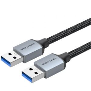 Cable USB 3.0 Vention CTSHH/ USB Macho - USB Macho/ 5Gbps/ 2m/ Negro - Imagen 1