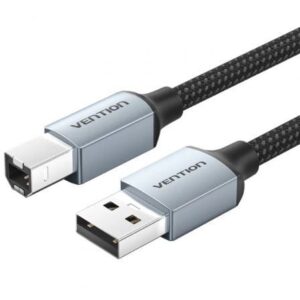 Cable USB 2.0 Impresora Vention CTTHG/ USB Tipo-B Macho - USB Macho/ 480Mbps/ 8m/ Gris - Imagen 1