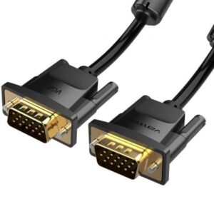 Cable VGA Vention DADBL/ VGA Macho - VGA Macho/ 10m/ Negro - Imagen 1
