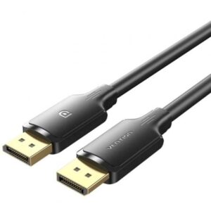 Cable Conversor Vention HAKBH/ DisplayPort Macho - DisplayPort 4K Macho/ 2m/ Negro - Imagen 1
