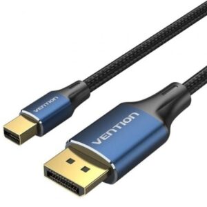 Cable Conversor DisplayPort 1.4 8K Vention HCFLH/ DisplayPort Macho - Mini DisplayPort Macho/ 2m/ Negro y Azul - Imagen 1