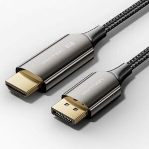 Cable Conversor Vention HFPBAC/ DisplayPort Macho - HDMI Macho/ 1.8m/ Negro - Imagen 1