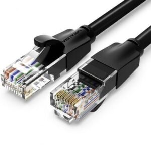 Cable de Red RJ45 UTP Vention IBEBS Cat.6/ 25m/ Negro - Imagen 1