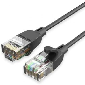 Cable de Red RJ45 UTP Vention IBIBF Cat.6A/ 1m/ Negro - Imagen 1