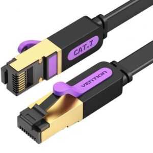 Cable de Red RJ45 STP Vention ICABG Cat.7/ 1.5m/ Negro - Imagen 1