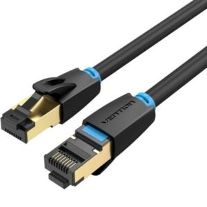 Cable de Red RJ45 SFTP Vention IKABL Cat.8/ 10m/ Negro - Imagen 1