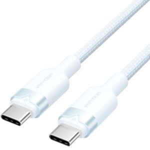 Cable USB 2.0 Tipo-C 3A Vention TRDSH/ USB Tipo-C Macho - USB Tipo-C Macho/ Hasta 60W/ 480Mbps/ 2m/ Azul - Imagen 1