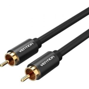 Cable Estéreo Vention VAB-R09-B200/ RCA Macho - RCA Macho/ 2m/ Negro - Imagen 1