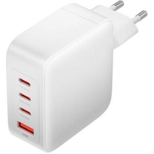 Cargador de Pared GaN Vention FEIW0-EU/ 3xUSB Tipo-C + Cable USB Tipo-C/ 1xUSB/ 140W - Imagen 1
