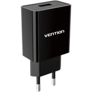 Cargador de Pared Vention WML-CH07-EU-B/ 1xUSB/ 12W - Imagen 1