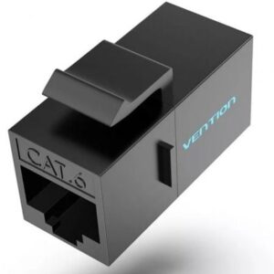 Conector RJ45 Vention IPGB0 Cat6 UTP/ Negro - Imagen 1