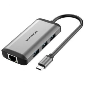 Docking USB Tipo-C Vention CNCHB/ 1xHDMI/ 3xUSB/ 1xUSB Tipo-C PD/ 1xRJ45/ Gris - Imagen 1