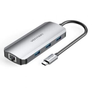 Docking USB Tipo-C Vention TOHHB/ 1xHDMI/ 3xUSB/ 1xRJ45/ 1xUSB Tipo-C PD - Imagen 1