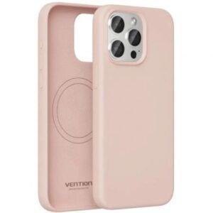 Funda Silicona con Magsafe Vention KUEP0-10/ Compatible con iPhone 14/ Rosa - Imagen 1