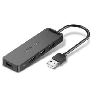 Hub USB 2.0 Vention CHMBB/ 4xUSB/ 15cm - Imagen 1