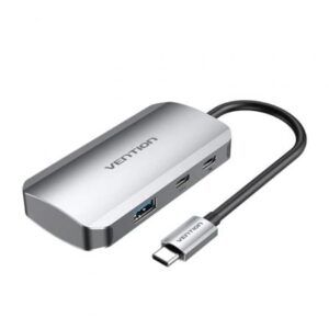 Hub USB Tipo-C Vention TNDHB/ 3xUSB/ 1xUSB Tipo-C/ 1xUSB Tipo-C PD - Imagen 1