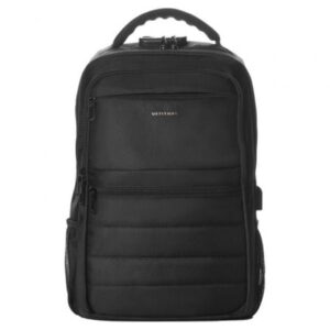 Mochila Vention KRKB0 para Portátiles hasta 17'/ Impermeable/ Puerto USB/ Antirrobo/ Negra - Imagen 1