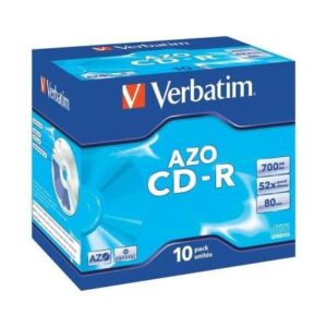 CD-R Verbatim AZO Crystal 52X/ Caja-10uds - Imagen 1