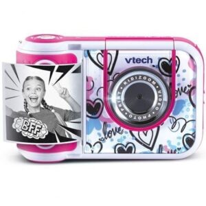 Cámara Digital Instantánea VTech Kidizoom Print Cam/ Tamaño Foto 57x28mm/ Rosa