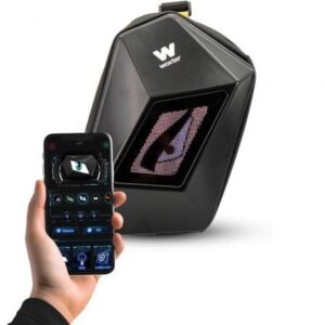 Bandolera con Pantalla LED Woxter Loy-Evil Eye/ Negra - Imagen 1